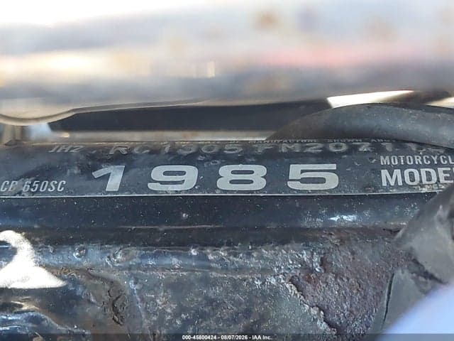 1985 HONDA CB650 SC 10