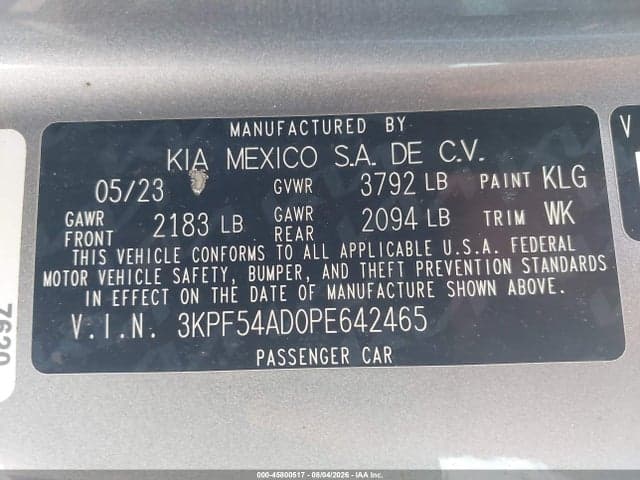 2023 KIA FORTE GT-LINE 9