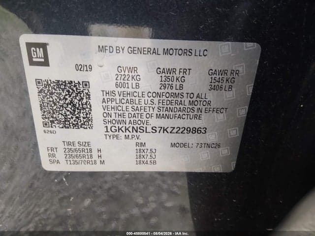 2019 GMC ACADIA SLE-2 9