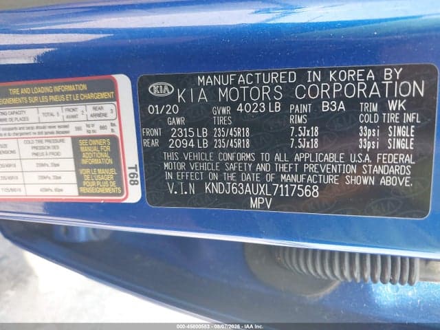 2020 KIA SOUL GT-LINE 9