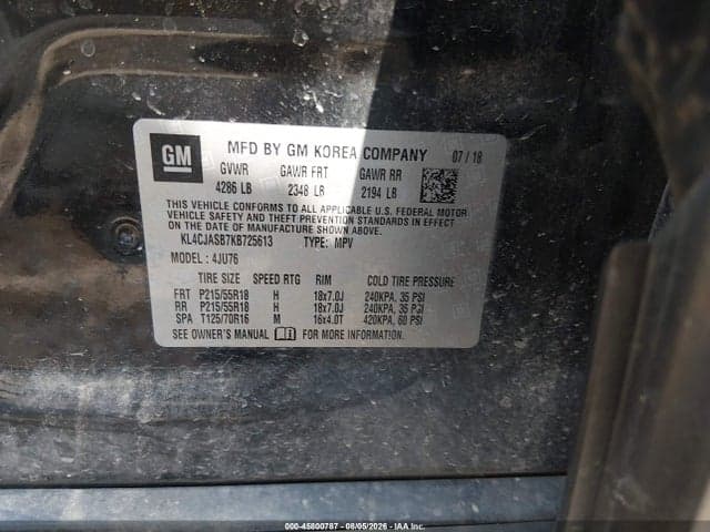 2019 BUICK ENCORE FWD PREFERRED 9