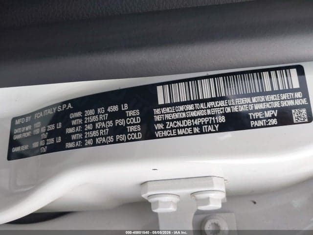 2023 JEEP RENEGADE UPLAND 4X4 9