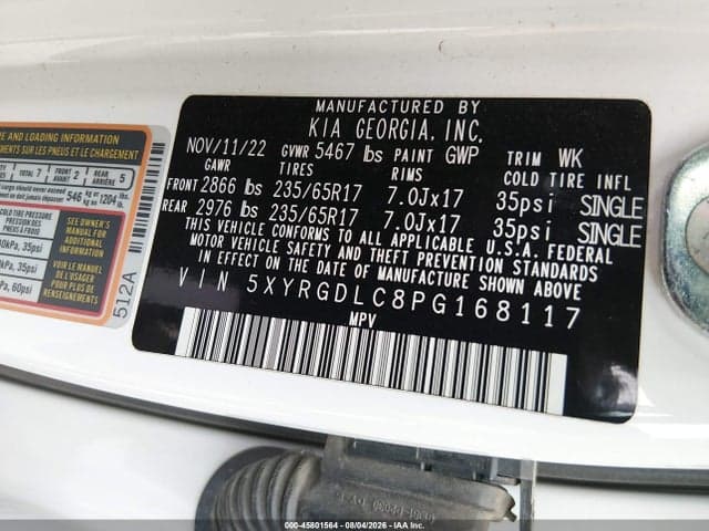 2023 KIA SORENTO LX 9