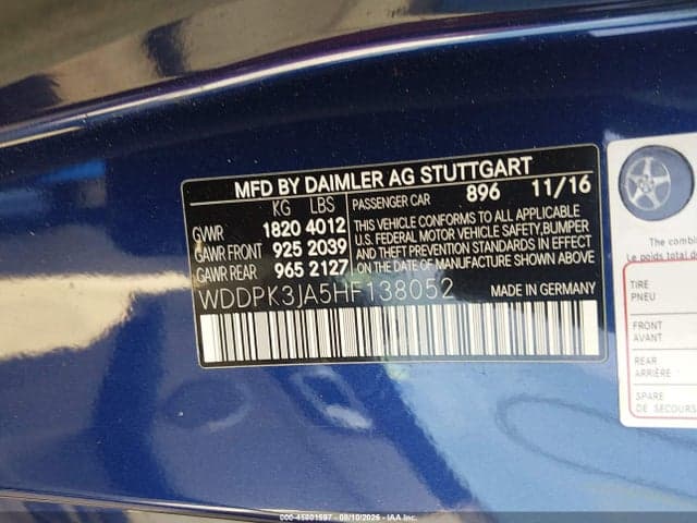 2017 MERCEDES-BENZ SLC 300 9