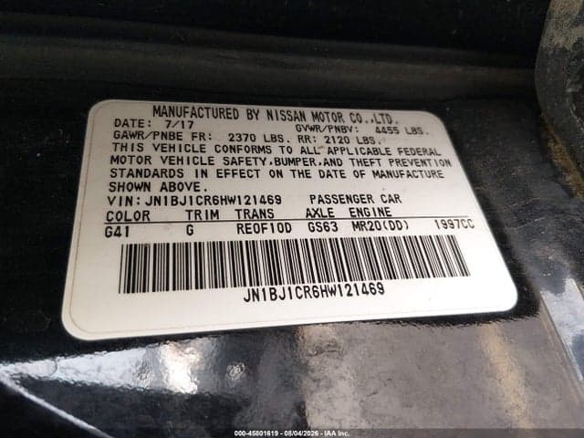 2017 NISSAN ROGUE SPORT SV 9