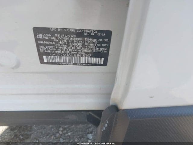 2020 SUBARU FORESTER LIMITED 9