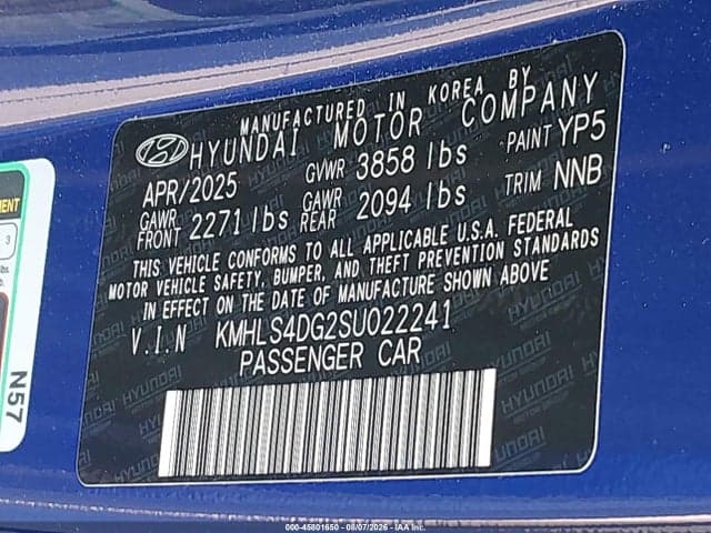 2025 HYUNDAI ELANTRA SEL CONVENIENCE 9