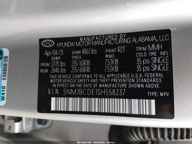 2025 HYUNDAI TUCSON SEL 9