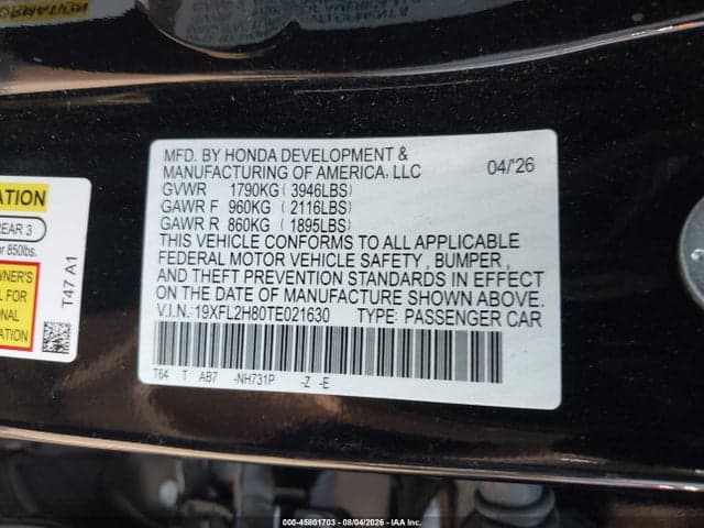 2026 HONDA CIVIC SPORT 9