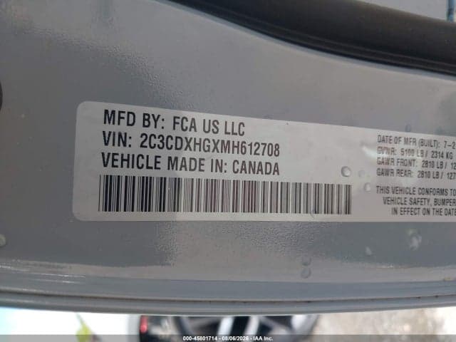 2021 DODGE CHARGER GT RWD 9