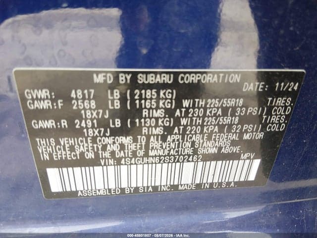 2025 SUBARU CROSSTREK LIMITED 9