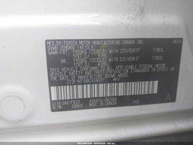 2024 TOYOTA RAV4 LE 9