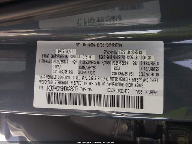 2021 MAZDA CX-5 CARBON EDITION 9