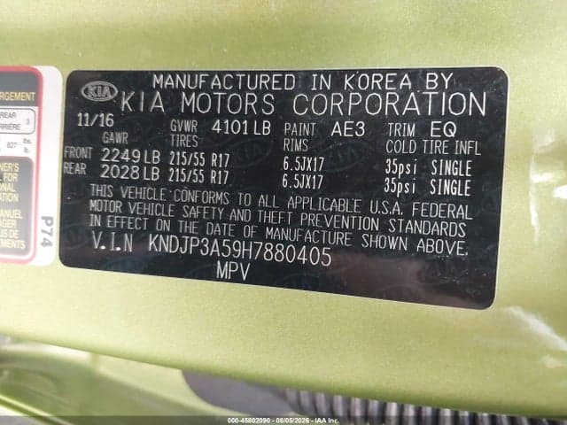 2017 KIA SOUL + 9