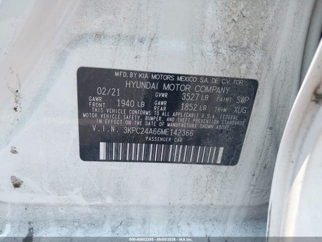 2021 HYUNDAI ACCENT SE 9