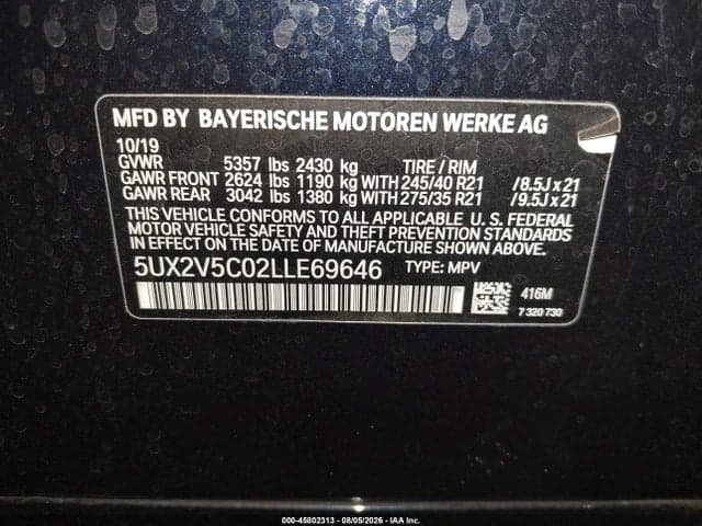 2020 BMW X4 M40I 9