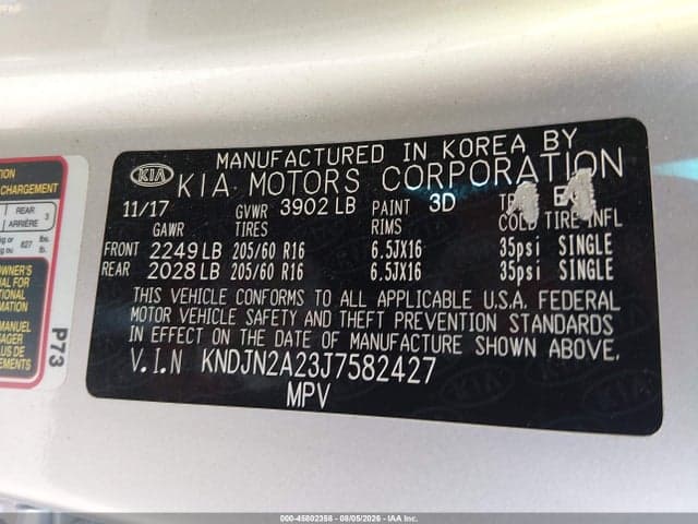 2018 KIA SOUL 9