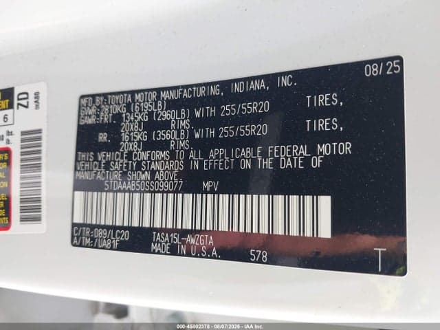 2025 TOYOTA GRAND HIGHLANDER LIMITED 9