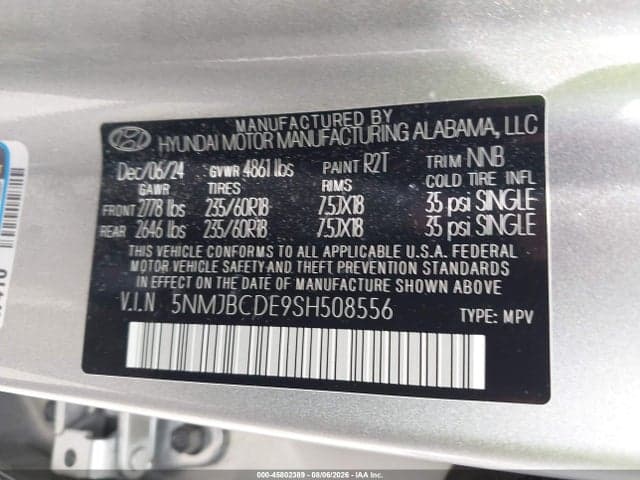2025 HYUNDAI TUCSON SEL 9