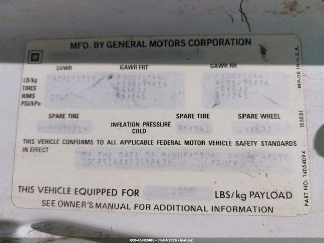 1983 CHEVROLET S TRUCK S10 9