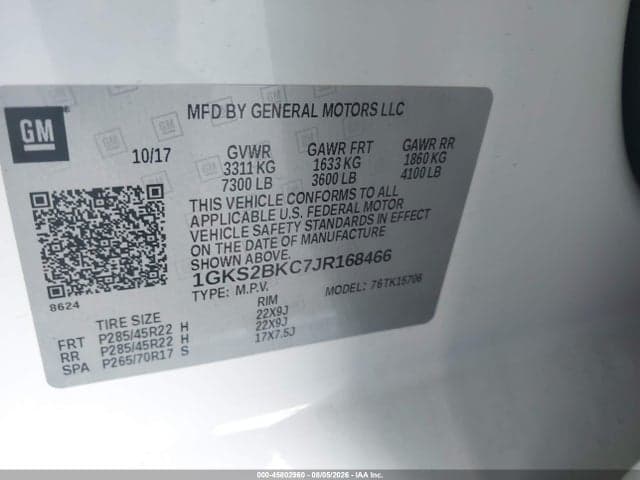 2018 GMC YUKON SLT 9