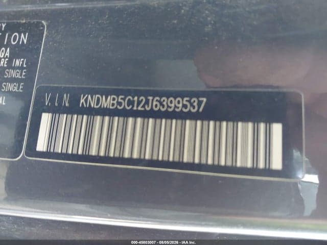 2018 KIA SEDONA LX 9