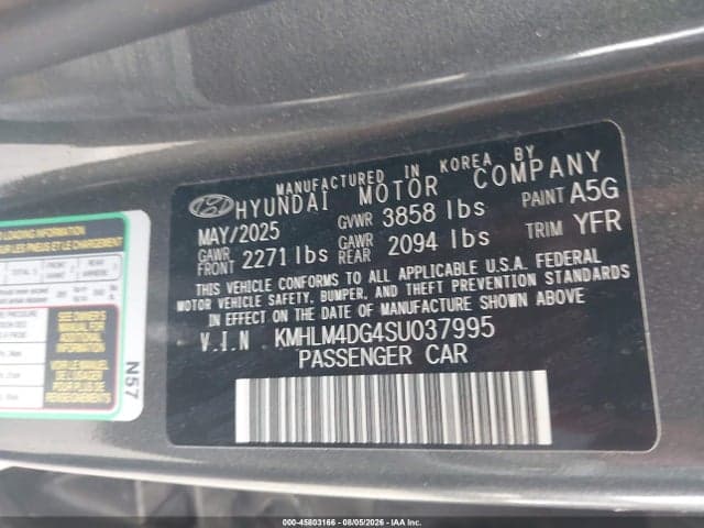 2025 HYUNDAI ELANTRA SEL SPORT 9