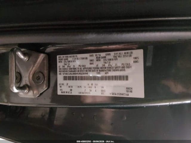 2017 FORD ESCAPE TITANIUM 9