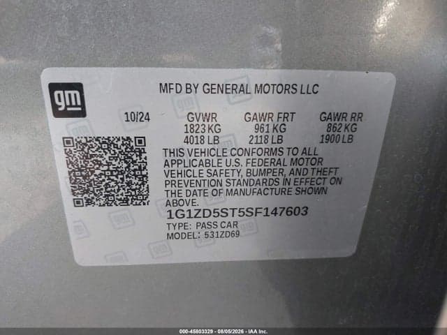 2025 CHEVROLET MALIBU FWD 1LT 9