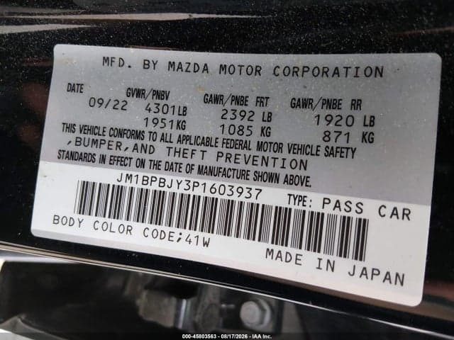 2023 MAZDA MAZ 9