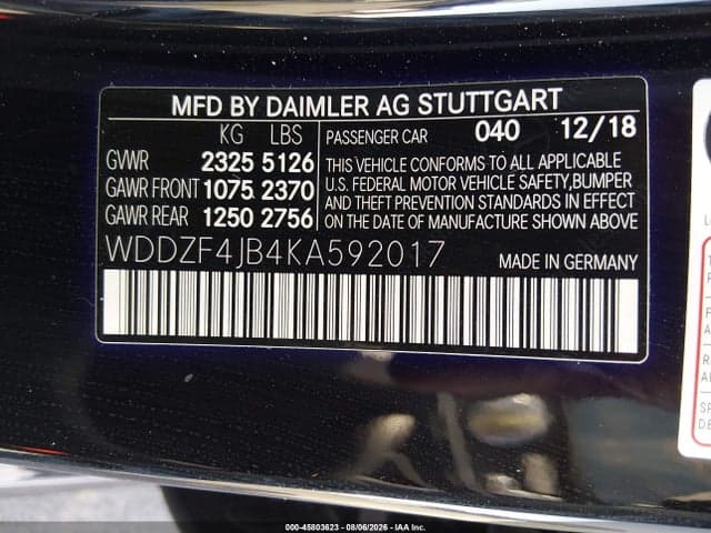 2019 MERCEDES-BENZ E 300 9