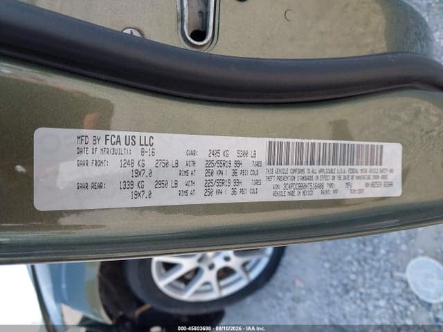 2017 DODGE JOURNEY SXT 9