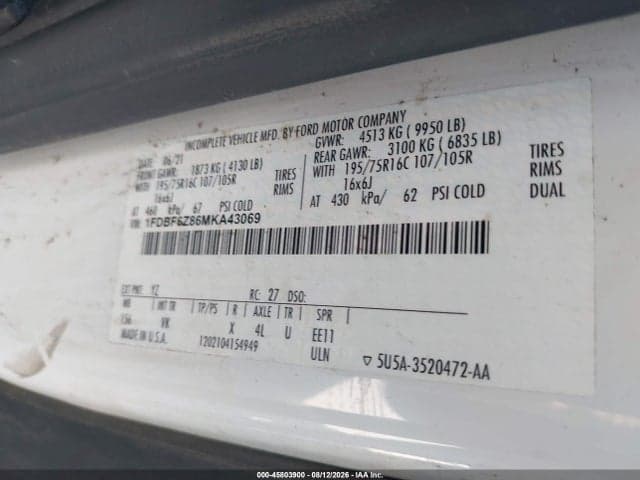 2021 FORD TRANSIT-350 CAB 9