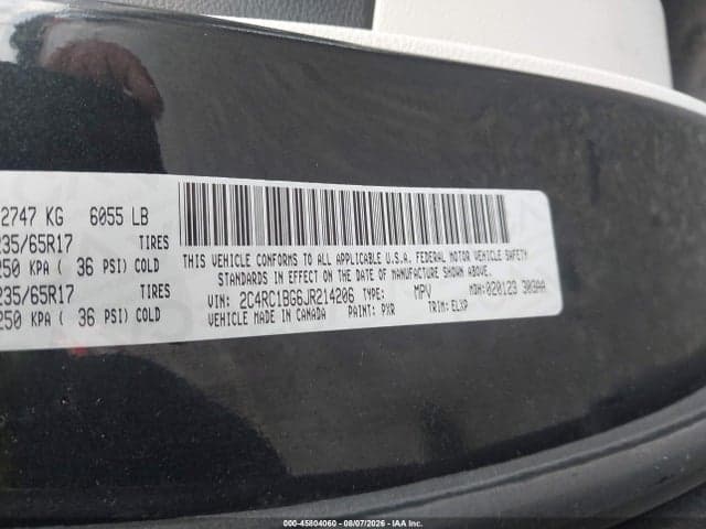 2018 CHRYSLER PACIFICA TOURING L 9