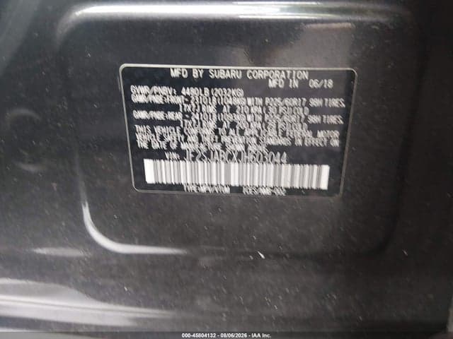 2018 SUBARU FORESTER 2.5I 9