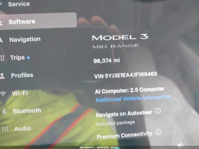 2018 TESLA MODEL 3 LONG RANGE/MID RANGE 14