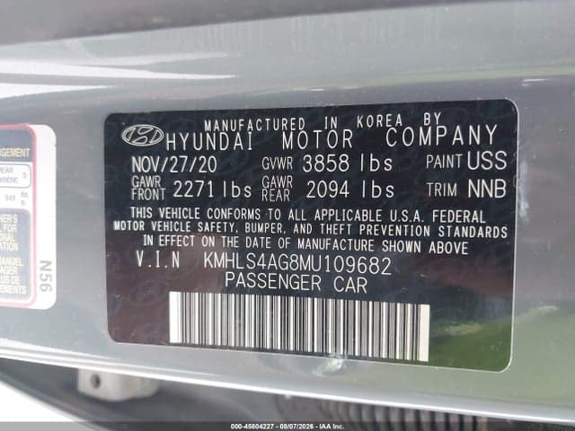 2021 HYUNDAI ELANTRA SEL 9
