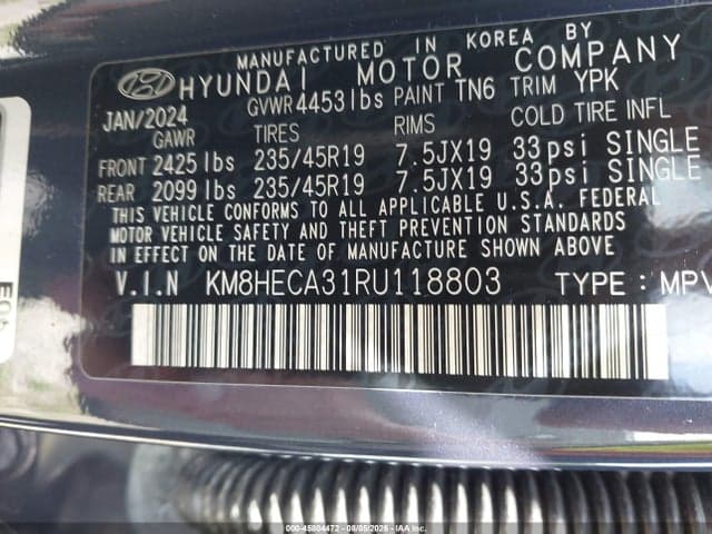 2024 HYUNDAI KONA LIMITED 9