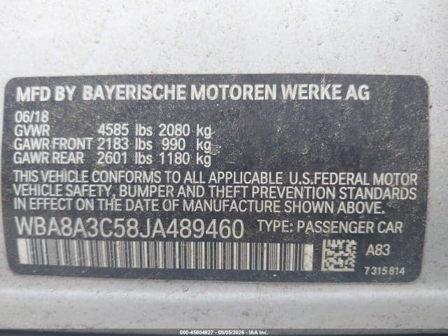 2018 BMW 320I XDRIVE 9