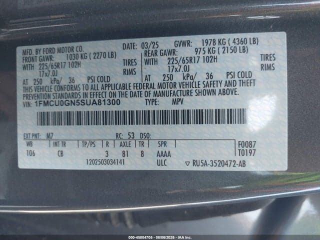2025 FORD ESCAPE ACTIVE 9