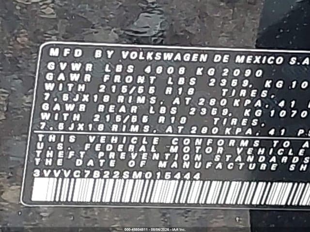 2025 VOLKSWAGEN TAOS 1.5T SE 9