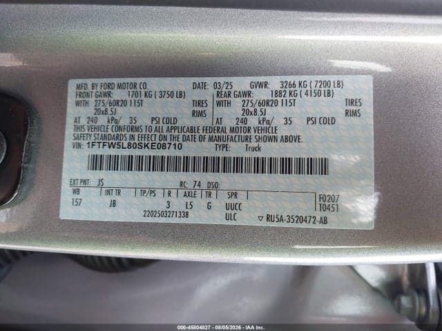 2025 FORD F-150 LARIAT 9