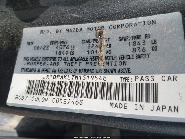 2022 MAZDA MAZDA3 SELECT 9