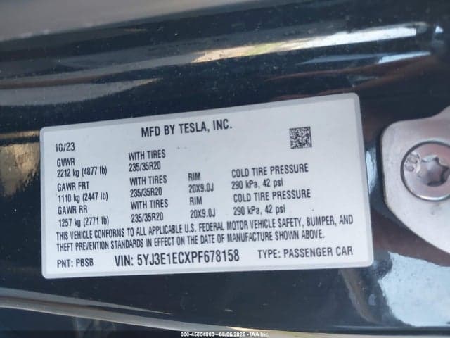 2023 TESLA MODEL 3 PERFORMANCE DUAL MOTOR ALL-WHEEL DRIVE 9