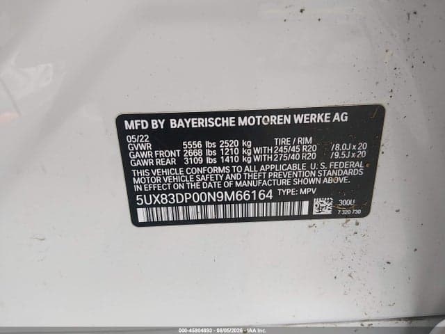2022 BMW X3 M40I 9