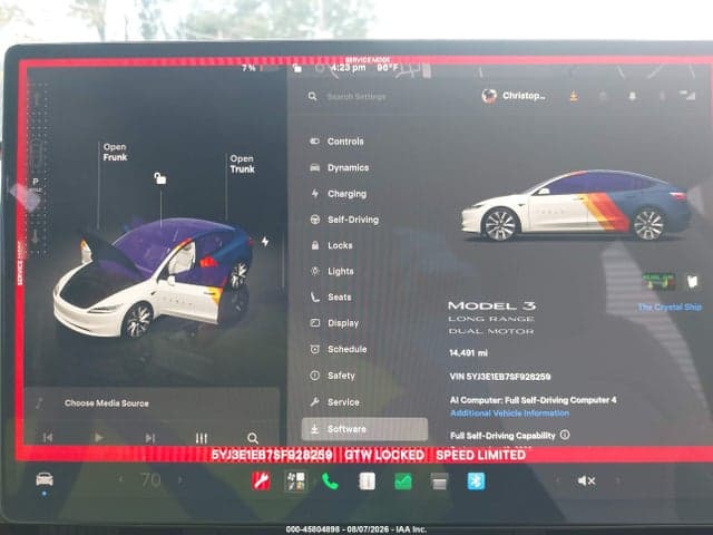 2025 TESLA MODEL 3 LONG RANGE ALL-WHEEL DRIVE 7