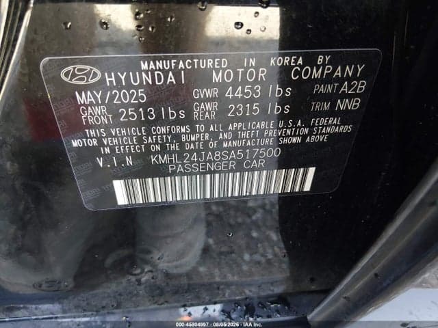 2025 HYUNDAI SONATA SE 9