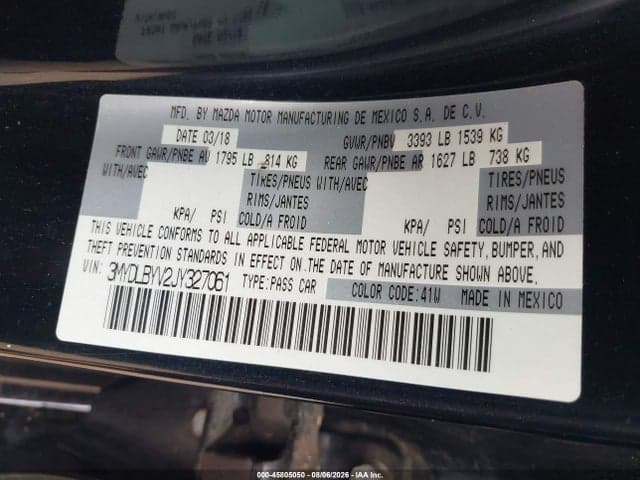 2018 TOYOTA YARIS IA 9