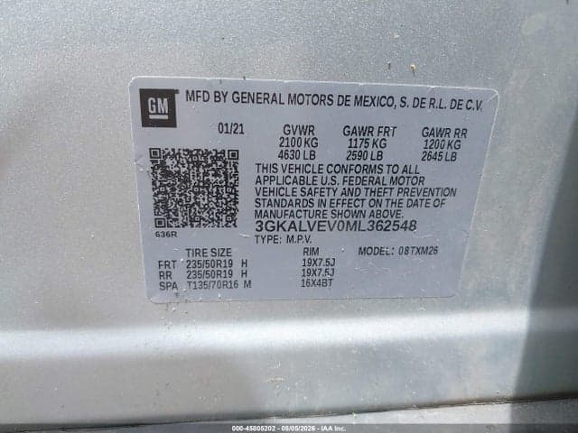 2021 GMC TERRAIN AWD SLT 9