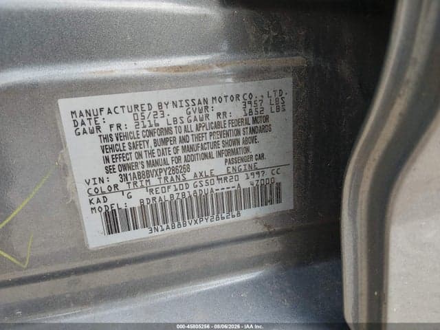 2023 NISSAN SENTRA S XTRONIC CVT 9